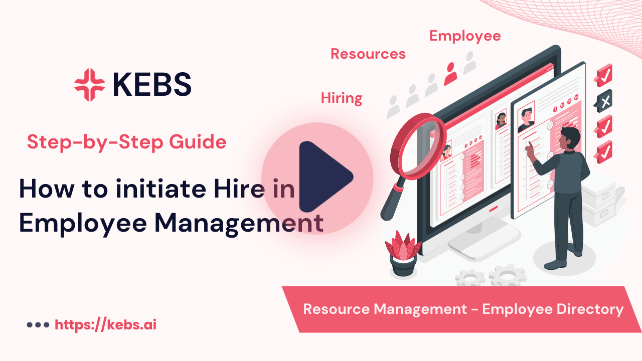 How to initiate Hire in Employee Management
