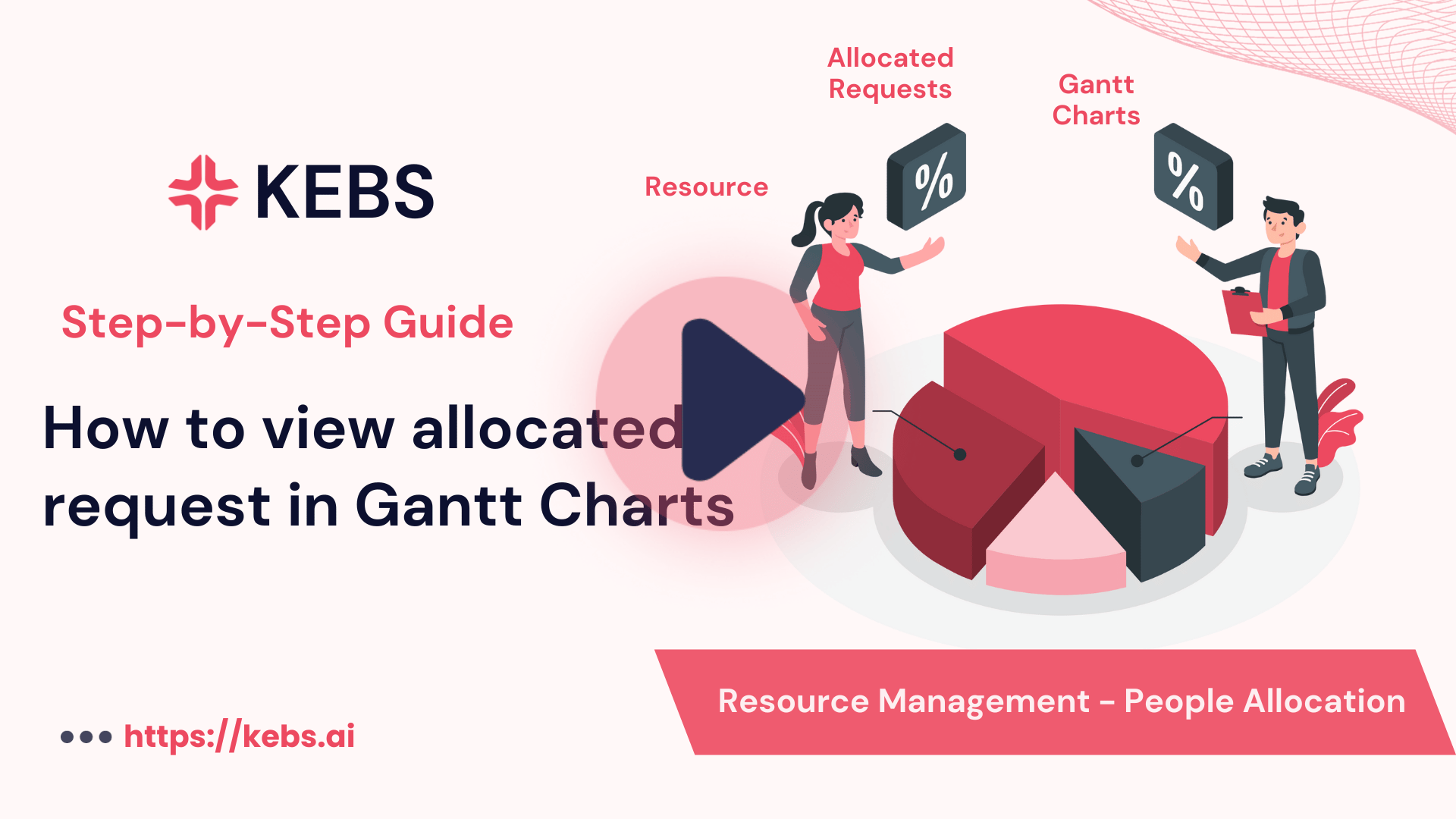 How to view allocated request in Gantt Charts