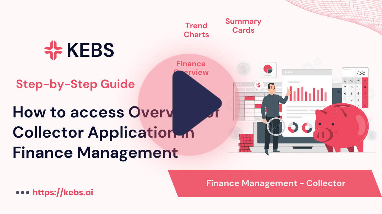 How to access Overview of Collector Application in Finance Management